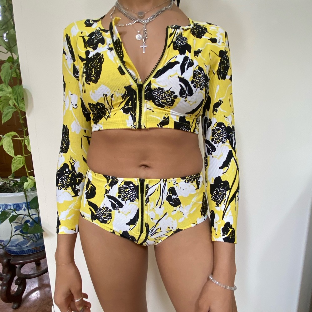 10 Crosby by Derek Lam Bathing Suit Set
